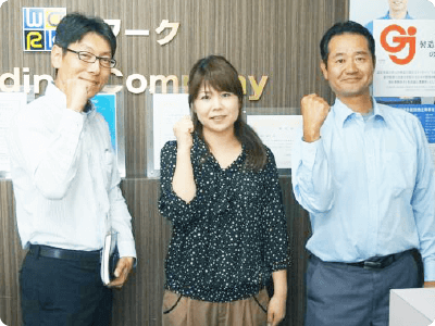 ワークスタッフの皆さんの写真